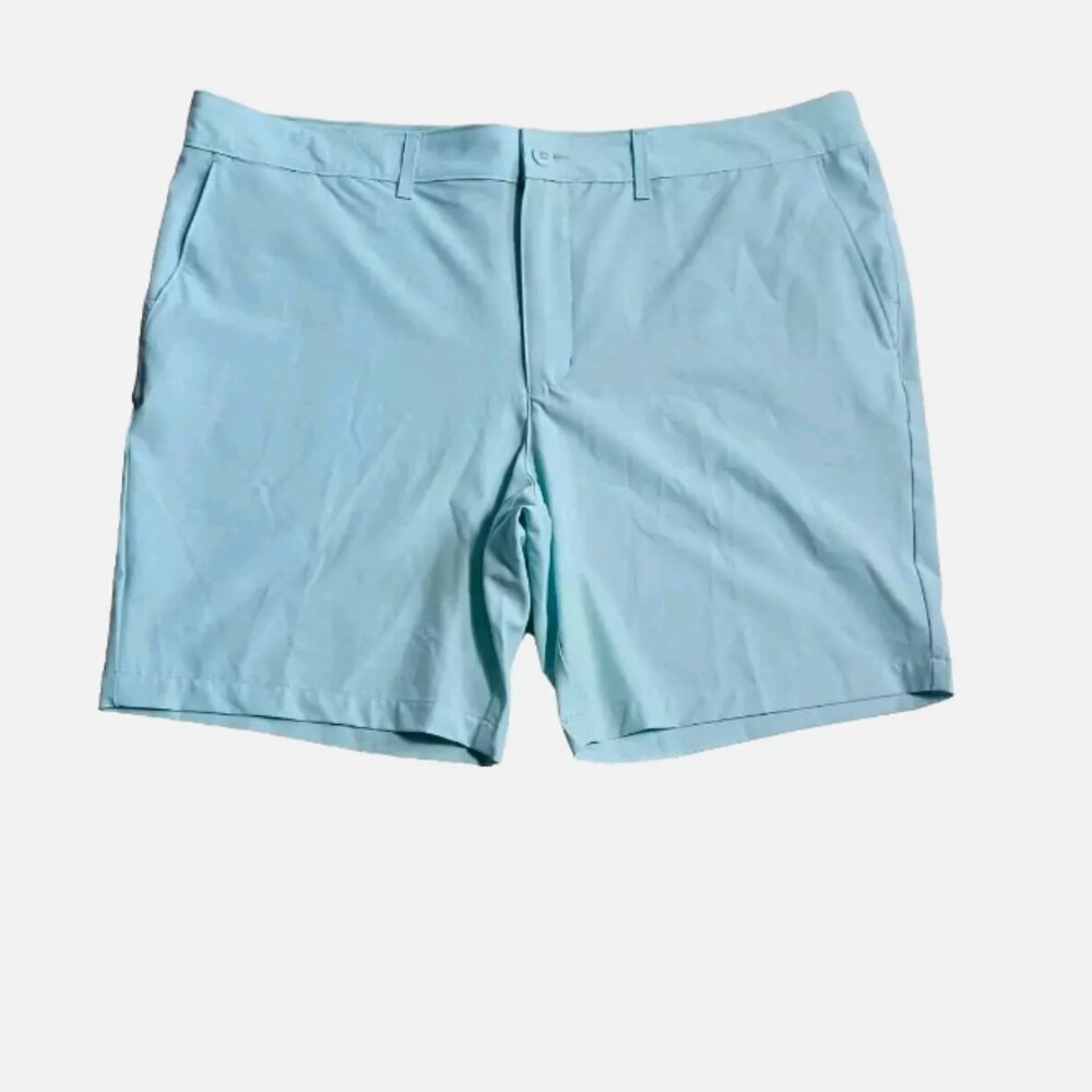 George XL W44 Hybrid Aqua Cloud Shorts Above The Knee UPF 50+ Quick Dry NWT